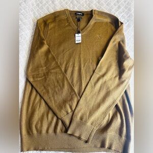 Express Camel Merino Wool Blend Pullover